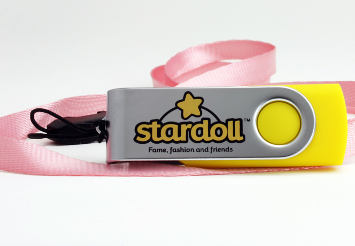 Stardoll Flash Drive w/Lanyard